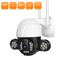 anbiux 5mp floodlight camera outdoor color night vision external wireless wifi camera security cctv camera surveillance icsee