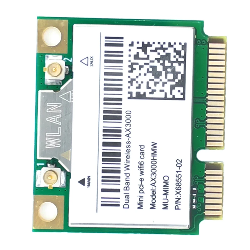 

Mini PCI-E AX200 AX3000 Wi-Fi 6 Wireless Adapter Dual Band Bluetooth 5.1 Wifi Card 802.11AX 2.4G/5G Wlan Windows10