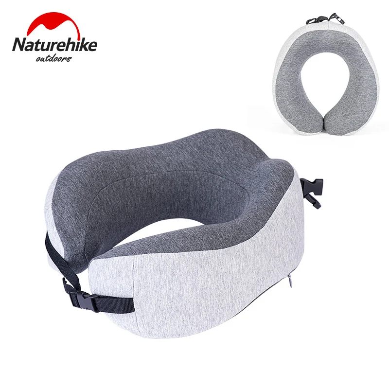 NatureHike New High-quality Memory Foam Pillow Neck Ideal Travel Companion on Airplane Bus Train Home Office Relaxation | Спорт и