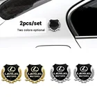 2 шт., наклейки на автомобильные эмблемы LEXUS RX330 RX350 IS250 LX570 is200 is300 ls400 RX450 GS300 RC GC RX F sport
