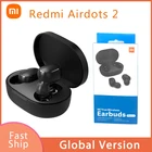 Глобальная версия Xiaomi Redmi Airdots 2 Наушники-вкладыши TWS беспроводной Bluetooth 5,0 наушники Mi беспроводные наушники Basic 2 автоссылки TWSEJ061LS