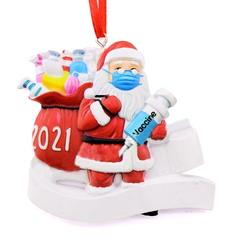

2021 Christmas Ornament Quarantine Decoration Xmas tree Hanging Pendant Ornament