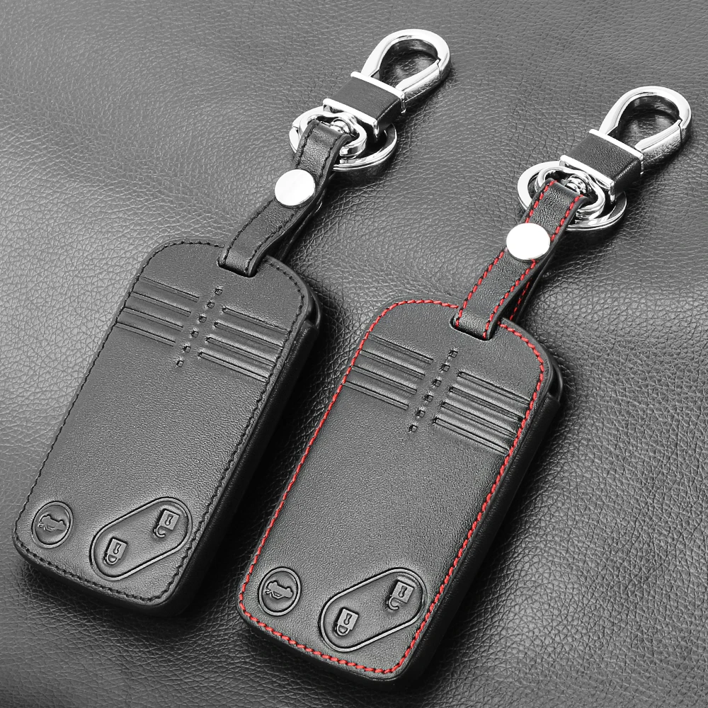 Кожаный чехол для ключа дистанционного управления с кнопками Mazda 2 3 5 Premacy Miata 6 8 RX8