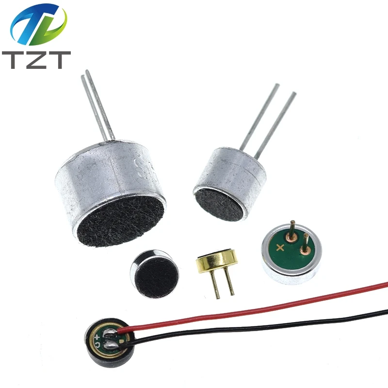 Микрофон TZT 10 шт./лот 9x7 мм 9767 6x5 6050 6x2 2 6022 4 5x2 4522 4x1 5 4015 микрофон с 2-контактным