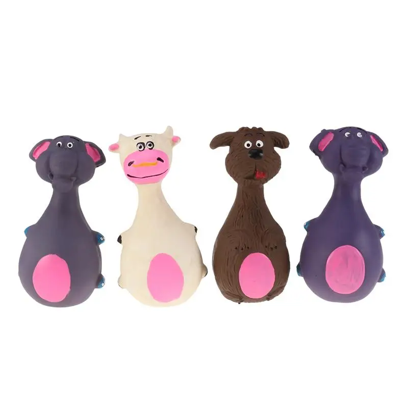 4 шт. игрушки для домашних животных маленькие портативные Прочные мягкие
