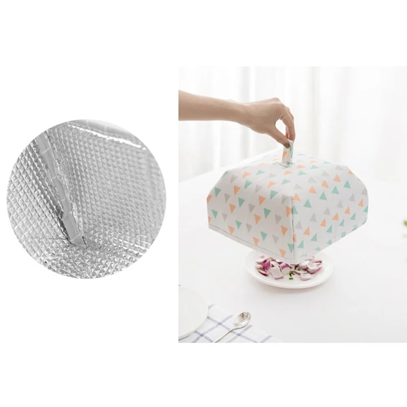 

1pc Insulation Dish Cover Aluminum Foil Dining Home Kitchen Tool