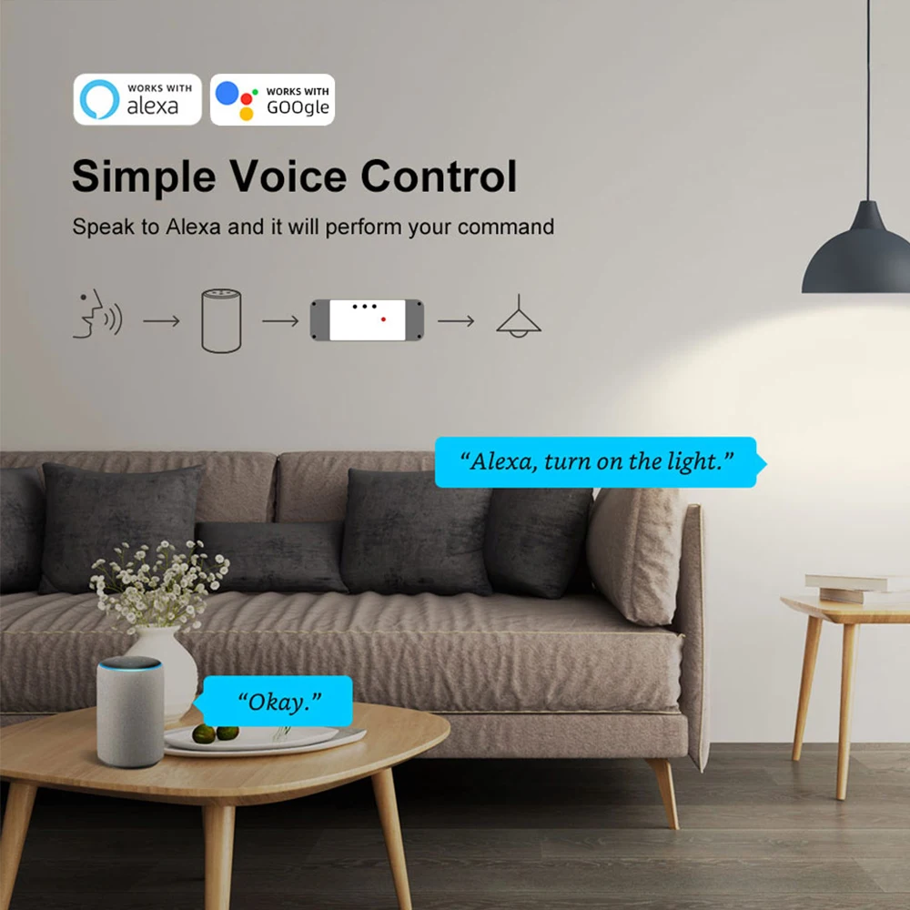 Беспроводной переключатель Tuya 2 канала модуль переключателя с Wi-Fi приложение Smart