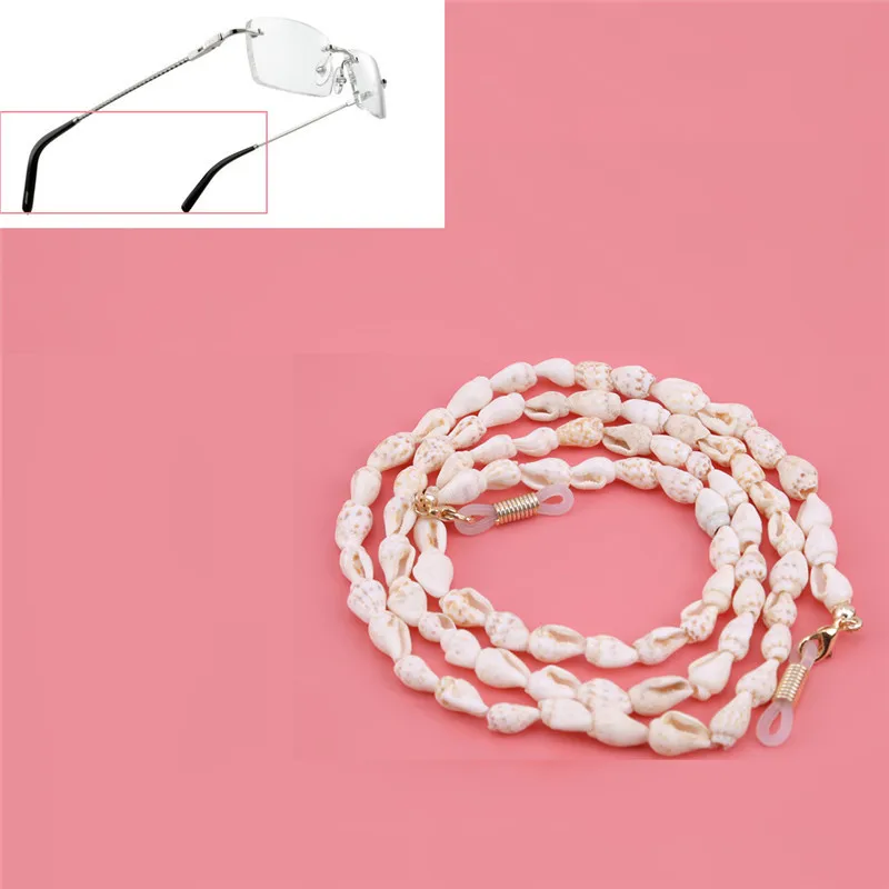 

Novelty Womens Small Conch Eyeglass Eyewears Sunglasses Reading Glasses Chain Cord Holder Neck Strap Rope