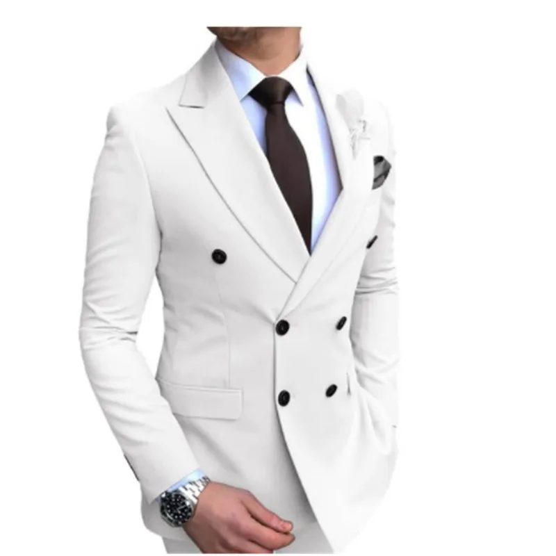 

My Loddy Men's Suits 1 piece blazer Slim Fit Double-Breasted Notch Lapel suit jacket Grooms Wedding Tuxedos Blazers(one blazer)