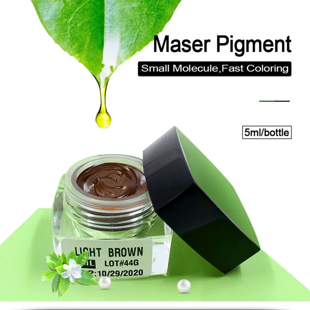 Maser профессиональный 5 шт. микроблейдинг пигмент для бровей ручка тату Pigmento
