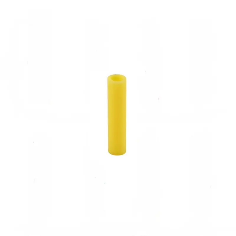 Urijk Reusablew Drinking Straw Colorful Straw Silicone Sleeve With Clear Brush Bar Supplies Stainless Steel Straw High Quality - Цвет: yellow