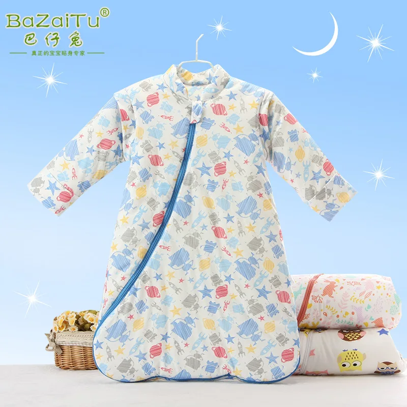 Спальный мешок для младенцев Сезон осень-зима Хлопковое стеганое одеяло