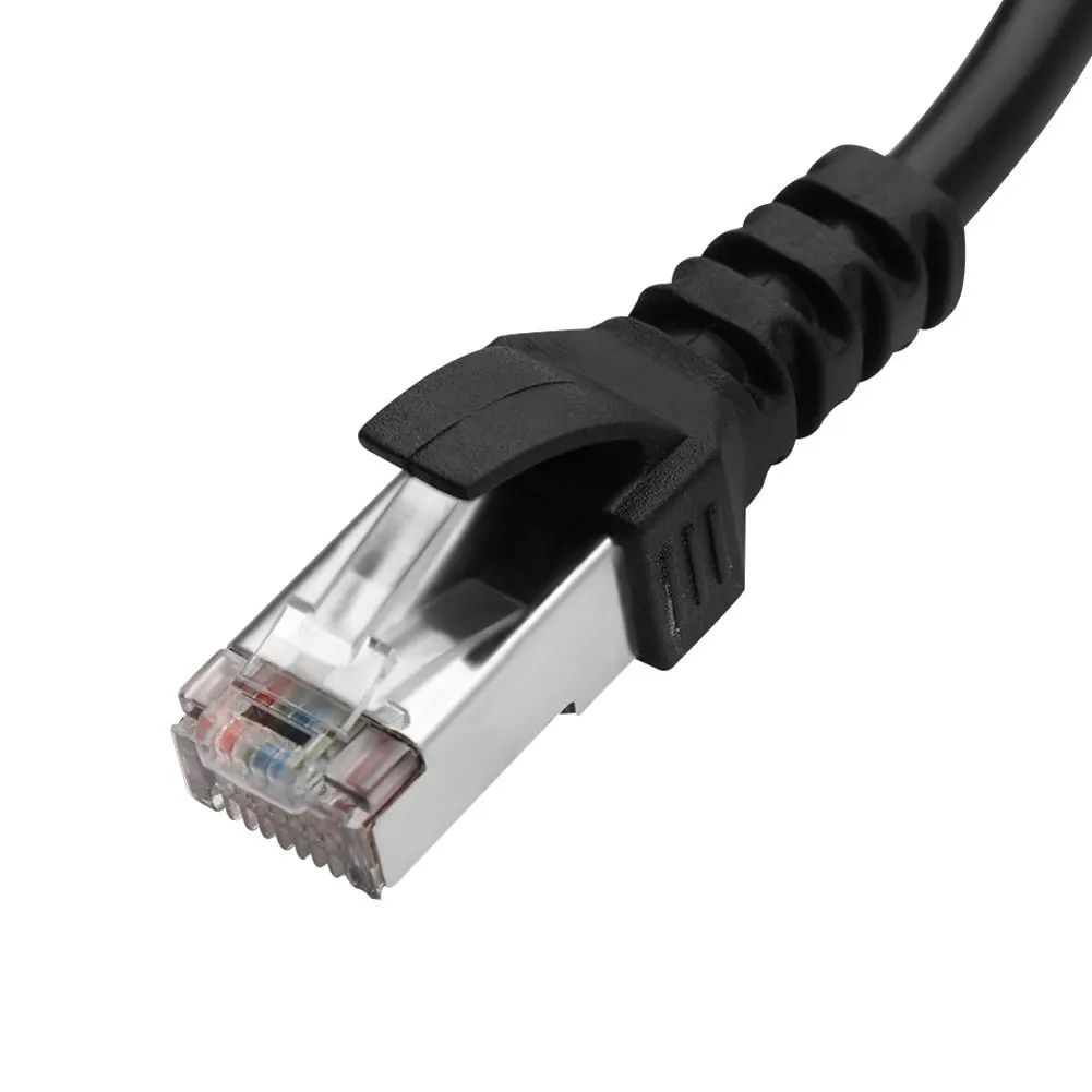 LAN Ethernet сетевой RJ45 соединительный сплиттер адаптер кабель для сетевого