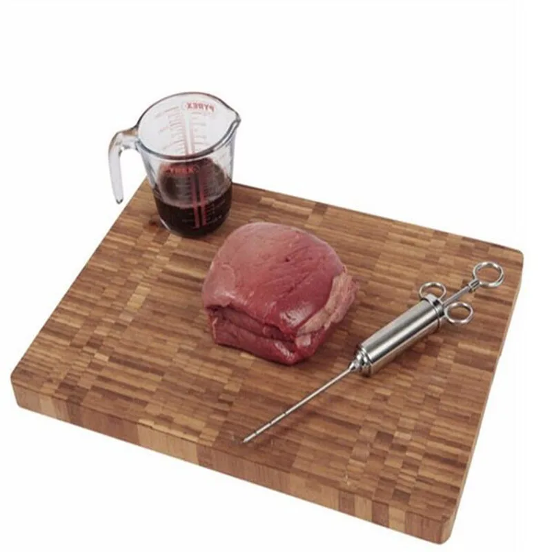 Новый шприц для инжектора мяса 2 унции маринада домашней птицы инжектор приправ