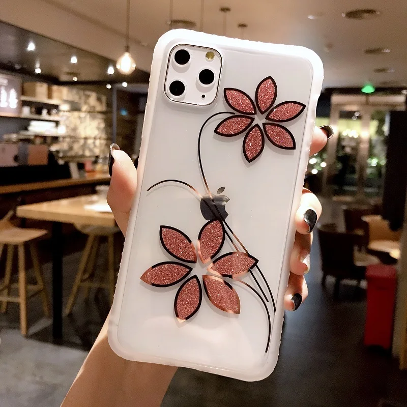 Стильный и милый чехол для iPhone 6 6S 7 8plus x XR XS 11 Pro Max Простой Прозрачный | Мобильные