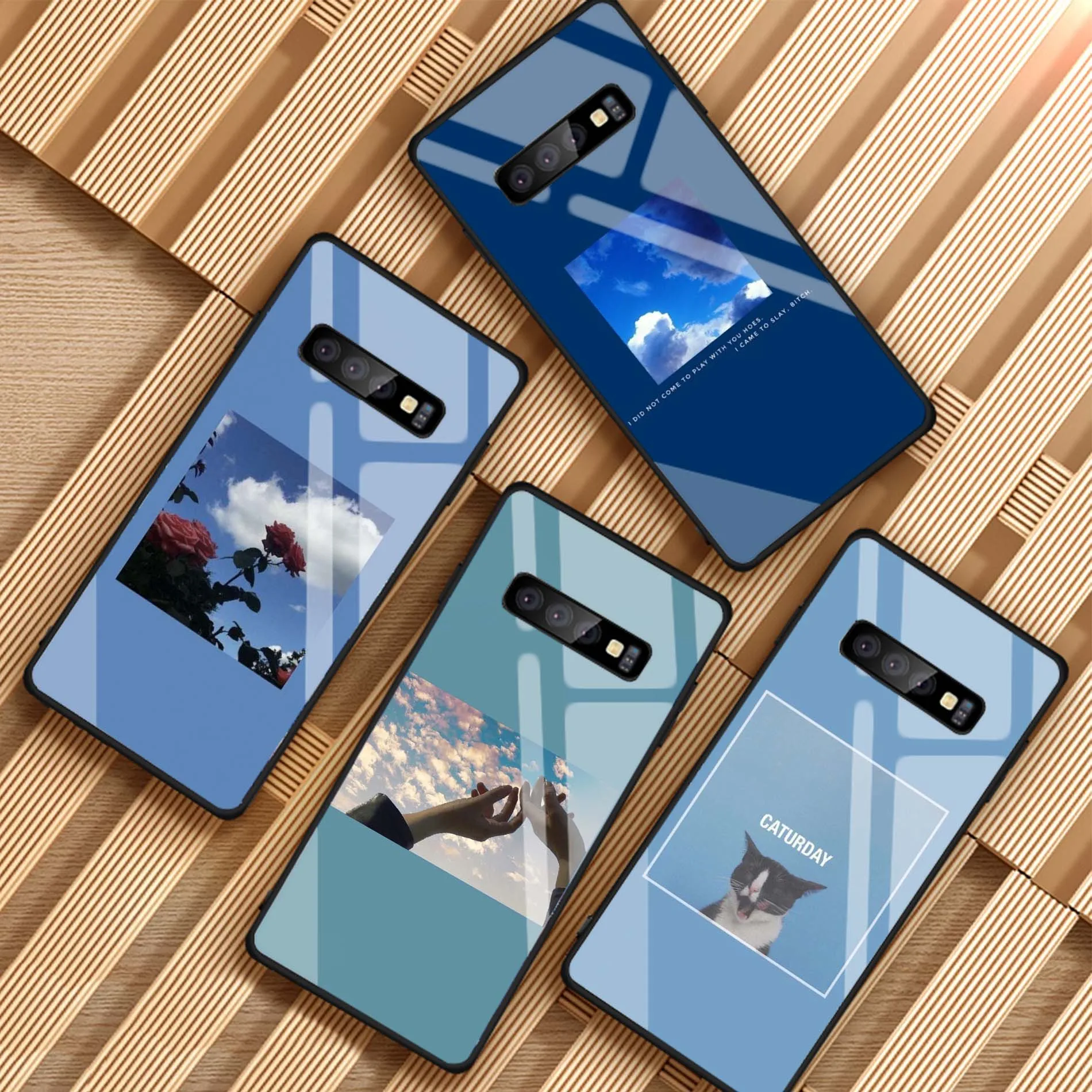 Чехол из закаленного стекла для телефона Samsung Galaxy NOTE 8 S8 S9 S10 PLUS A8 A8P J6 J8 2018 |