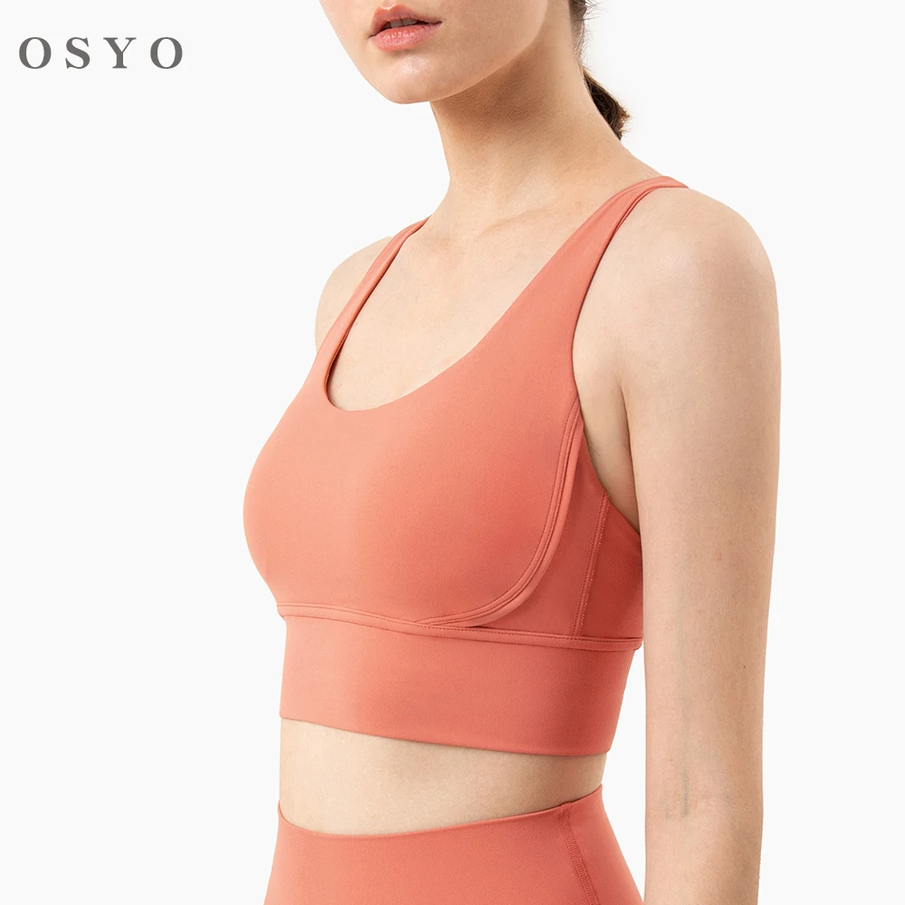 

Lulu Summer Cross Bra Sport Fitness Yoga Women Quality Material Nylon Yoga Top Sexy Sport Wear Outdoor Active Bras
