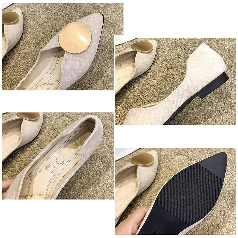 Туфли женские классические заостренный носок плоская подошва удобные