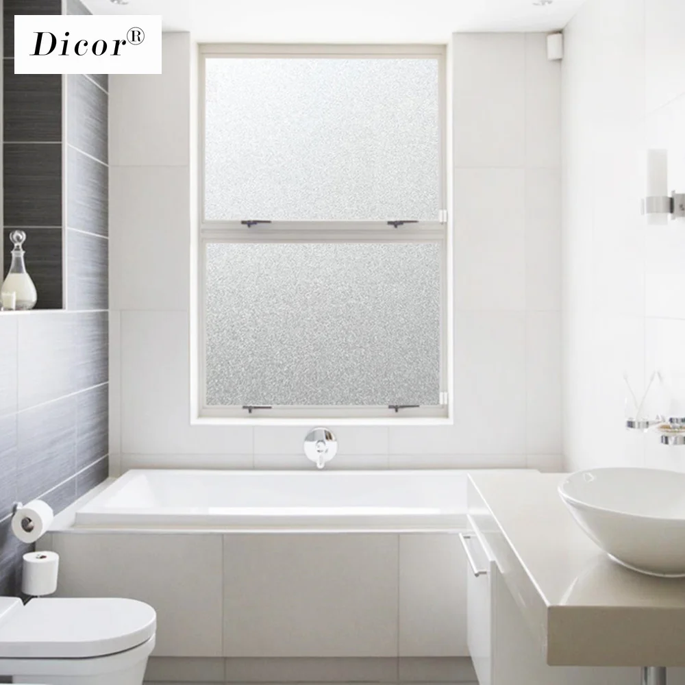 Бренд DICOR прозрачные/белые морозные стеклянные пленки высокого качества из ПВХ