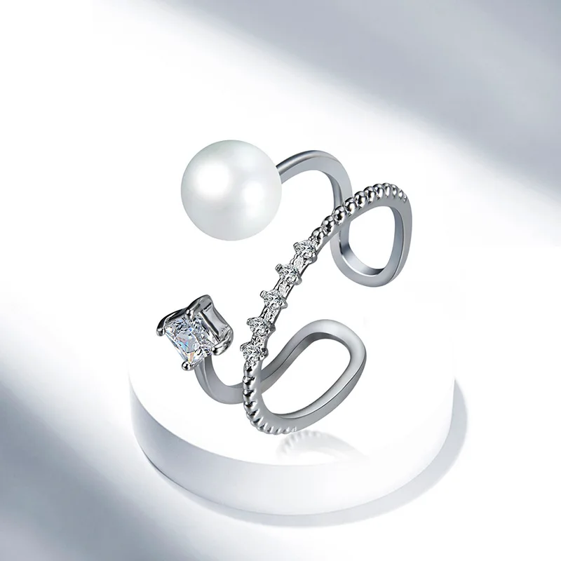 NJ2019 новые модные ювелирные изделия из жемчуга роскошные кольца настоящее