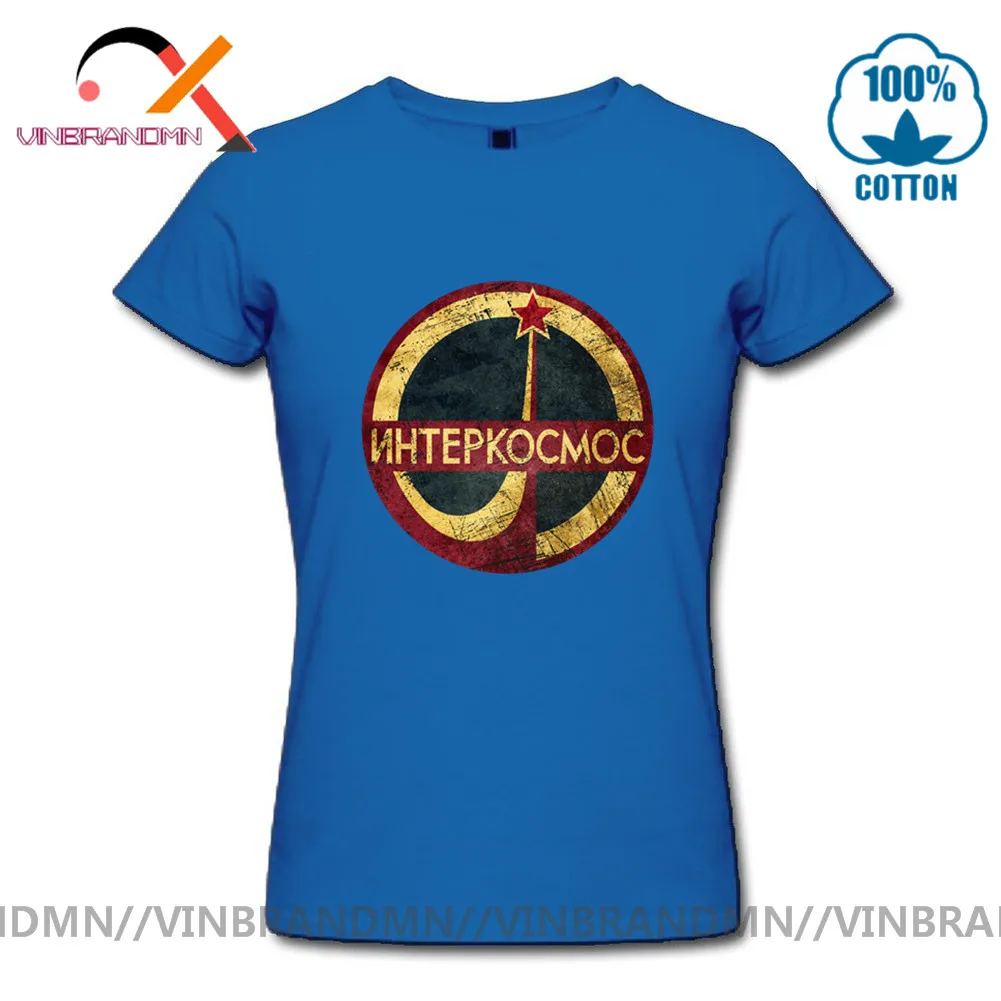 Футболка с логотипом СССР эмблема Гагарина | Женская одежда