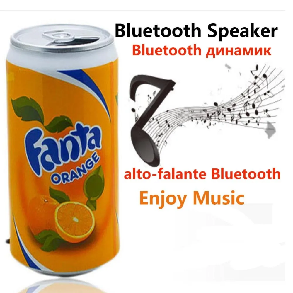 New Metal Beer cans usb Mini Bluetooth speaker Beverage cans Mini Speaker Portable TF Card Speaker with FM Radio for Phone