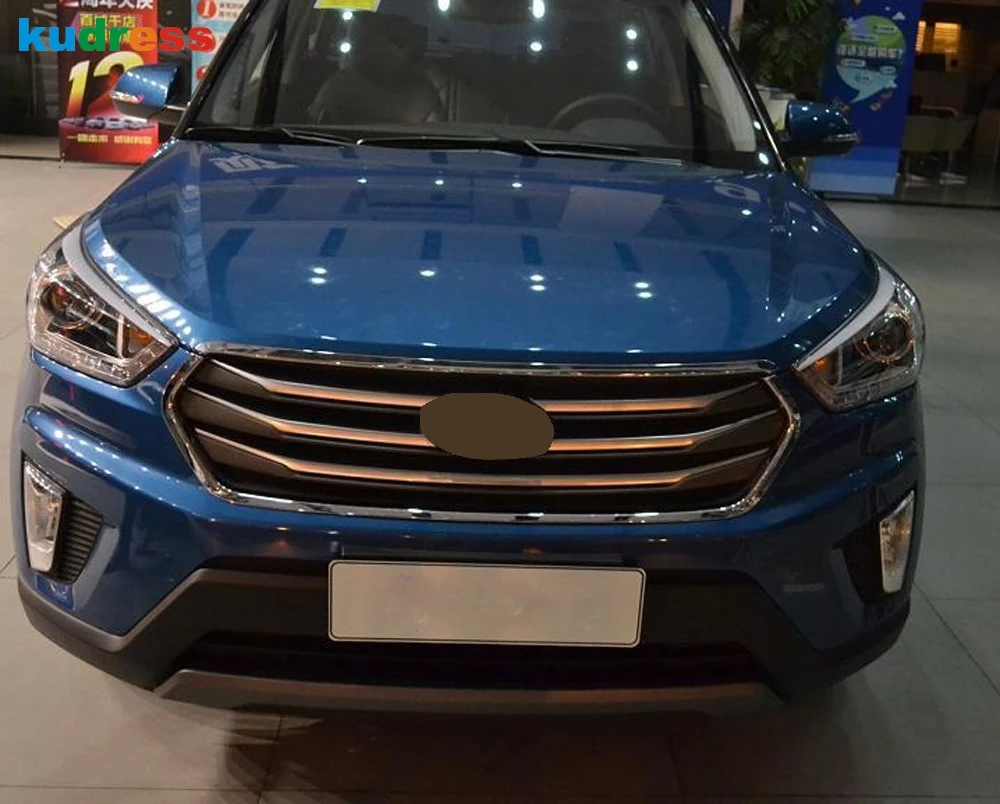 Хромированная рамка для решетки радиатора автомобиля Hyundai Cantus Creta ix25 2014 2015 2016