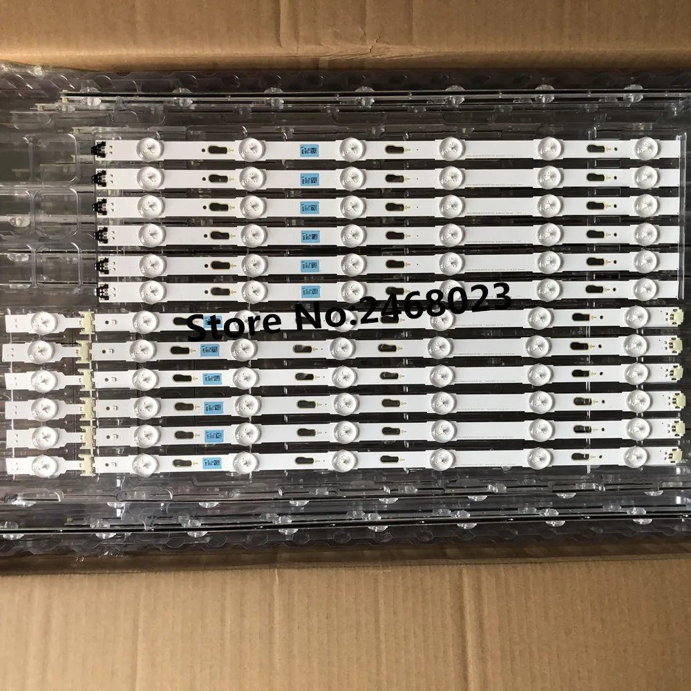 Два кольца в одном 12 шт./набор светодиодный Подсветка полосы для Samsung UE50JU6400 UN50JU6500