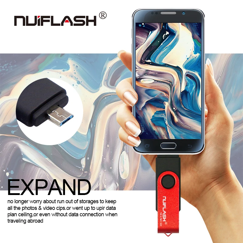 

New usb 3.0 OTG USB Flash Memory Stick 128GB 32GB 16GB Pen Drive USB Flash Drive 64GB Micro USB Stick Pendrive 16GB