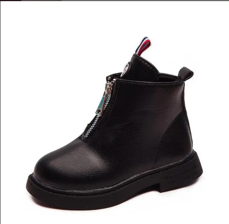 Детские Ботинки Martin Унисекс ботильоны для девочек Обувь из натуральной кожи