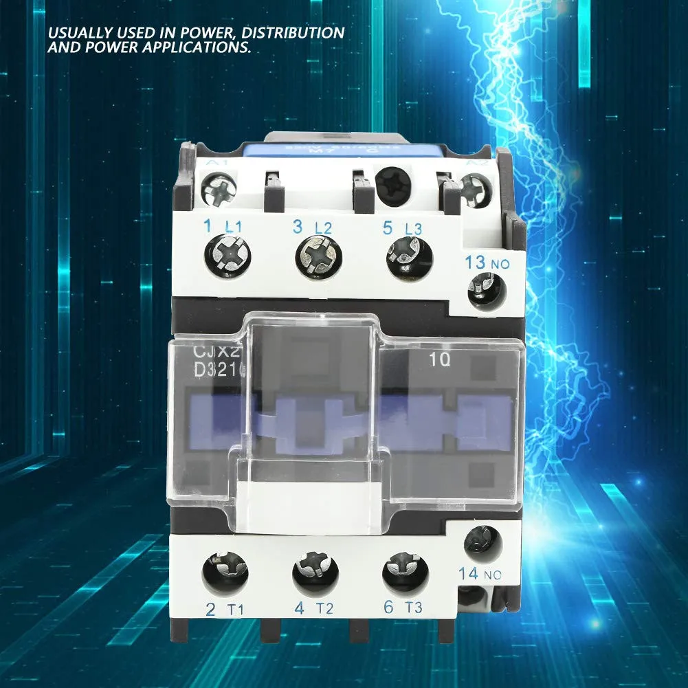 

Фиксированный Тип CJX2-3210 контактор переменного тока CJX2-3210 AC контактор переменного тока 3-полюсный + 1NO 50A 220VAC реле общего назначения
