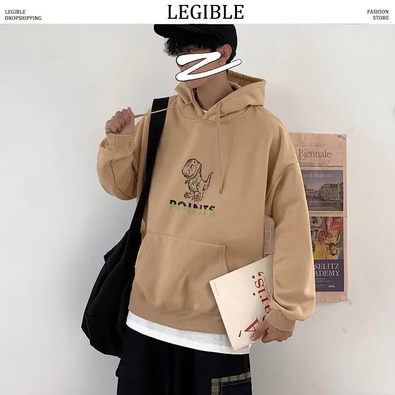 Разборчивые забавные мужские толстовки с принтом осень 2020 новые капюшоном 4