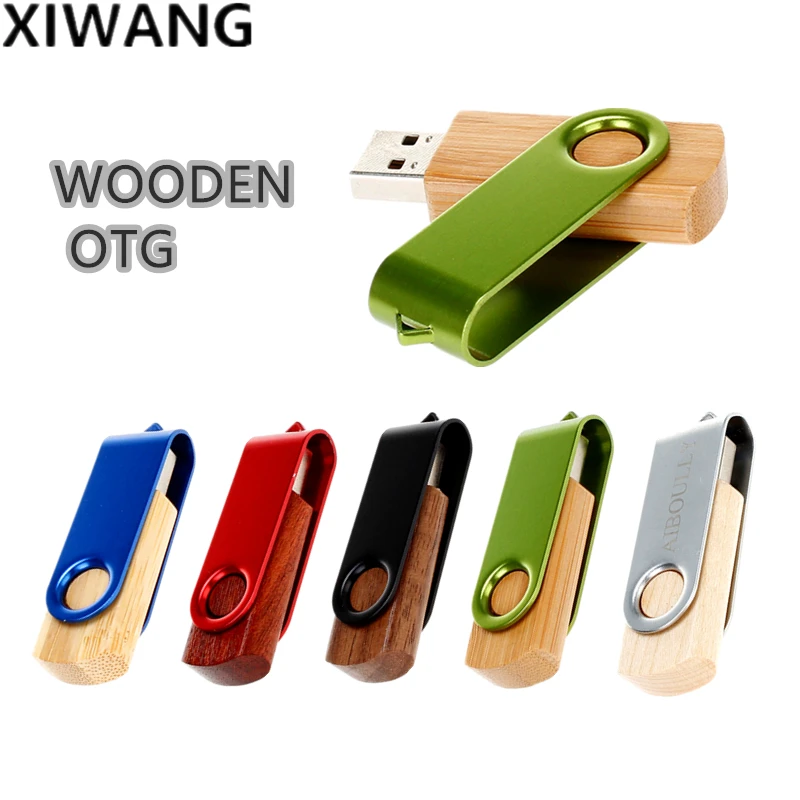 

new Wooden Rotary USB Flash Drive 128gb usb Memory Stick Pendrive 4GB 8GB pen drive 16GB 32GB 64GB Personal 2.0 Free Custom Logo
