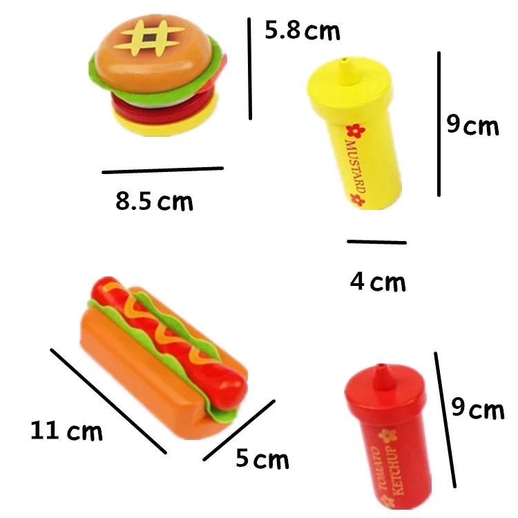 Новые детские игрушки имитация клубники гамбургер картофель фри деревянные для