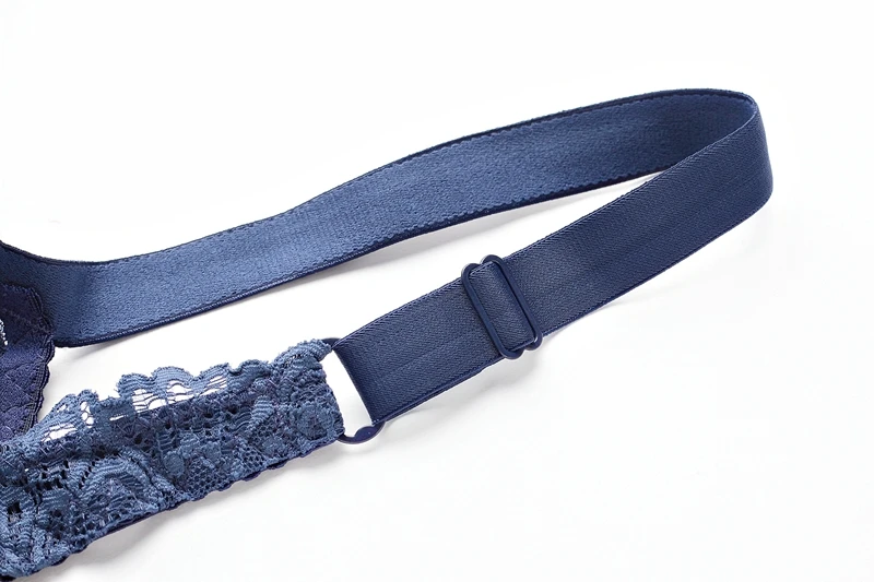 Бюстгальтер кружевной Xiushiren на косточках с вышивкой цвет в ассортименте размера