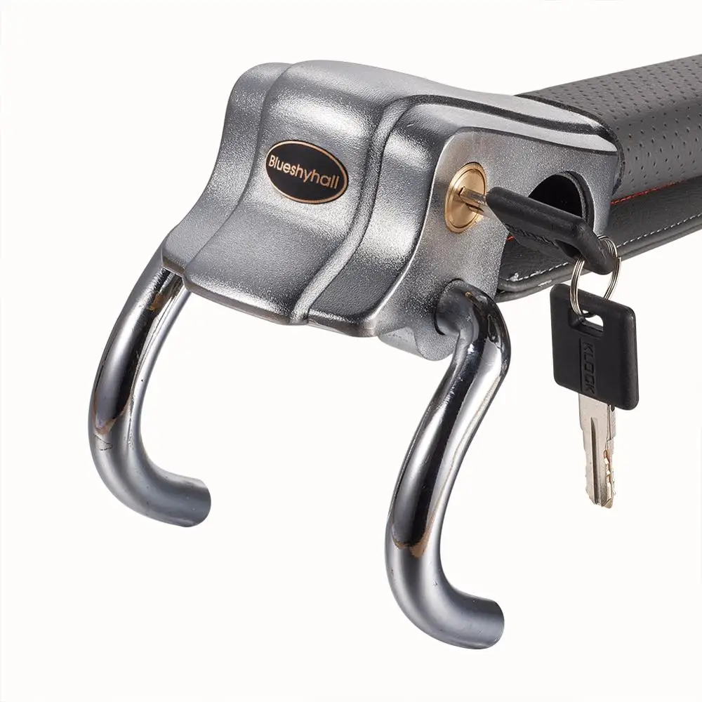 Новый складной Универсальный Автомобильный Замок на рулевое колесо серого цвета