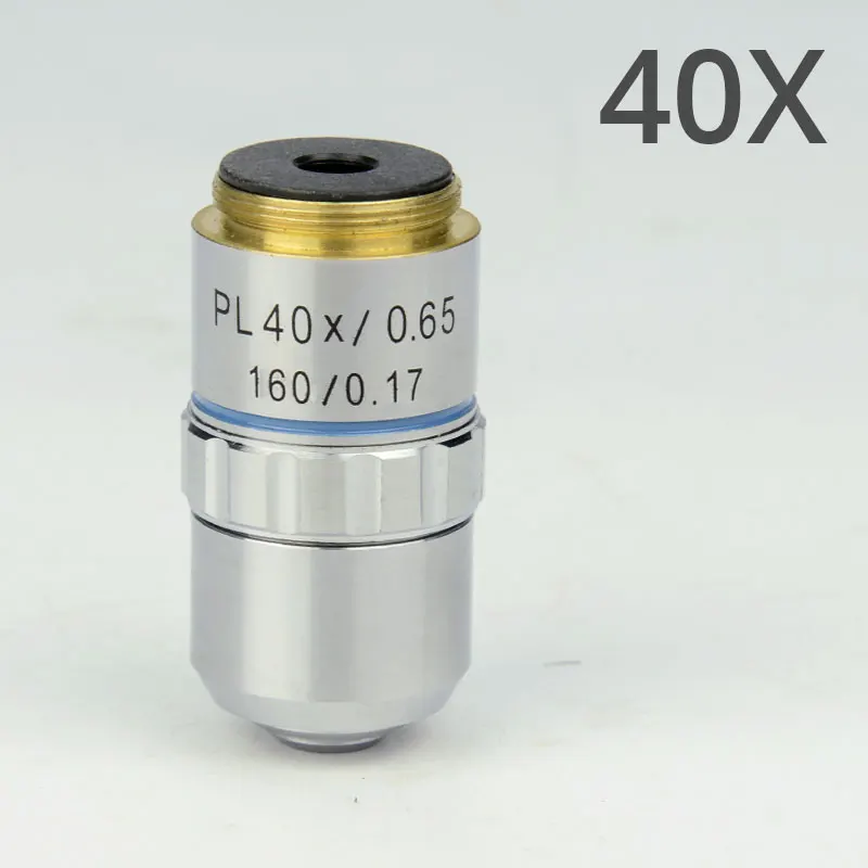 40X Микроскоп часть 195 100x/1,25 ПЛАН Ахроматический объектив для биологического микроскопа металлоскоп - Цвет: 40X
