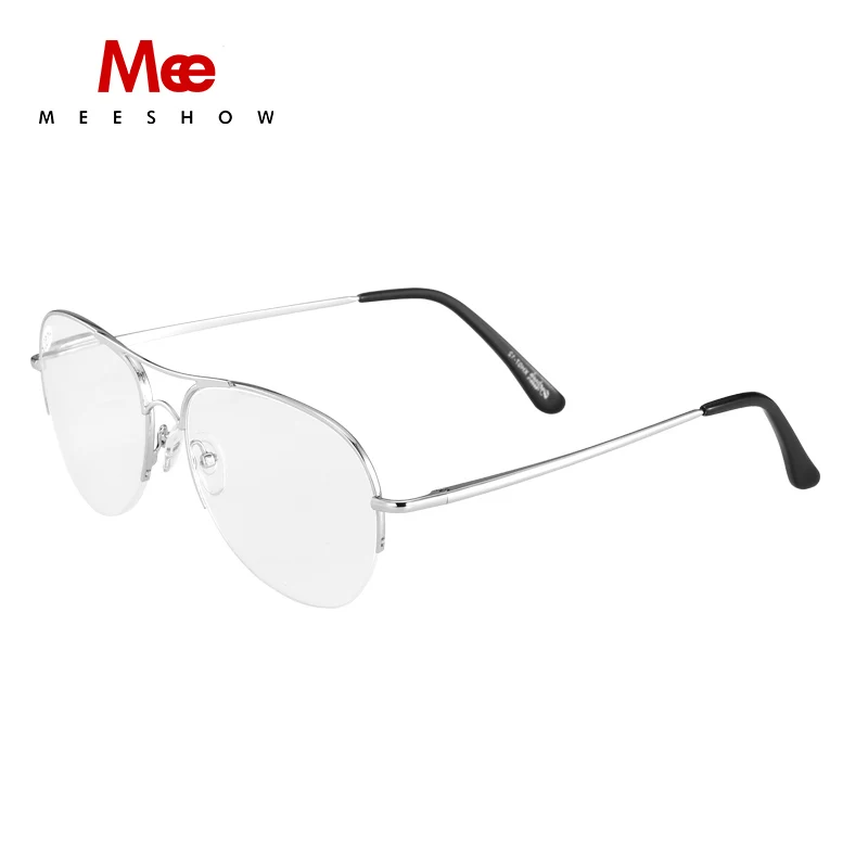 MEESHOW Pilot очки для чтения приглушенные очки gafas lectura негабаритные мужские металлические очки gøzluk+ от 1,0 до 3,0 leesbril T0341