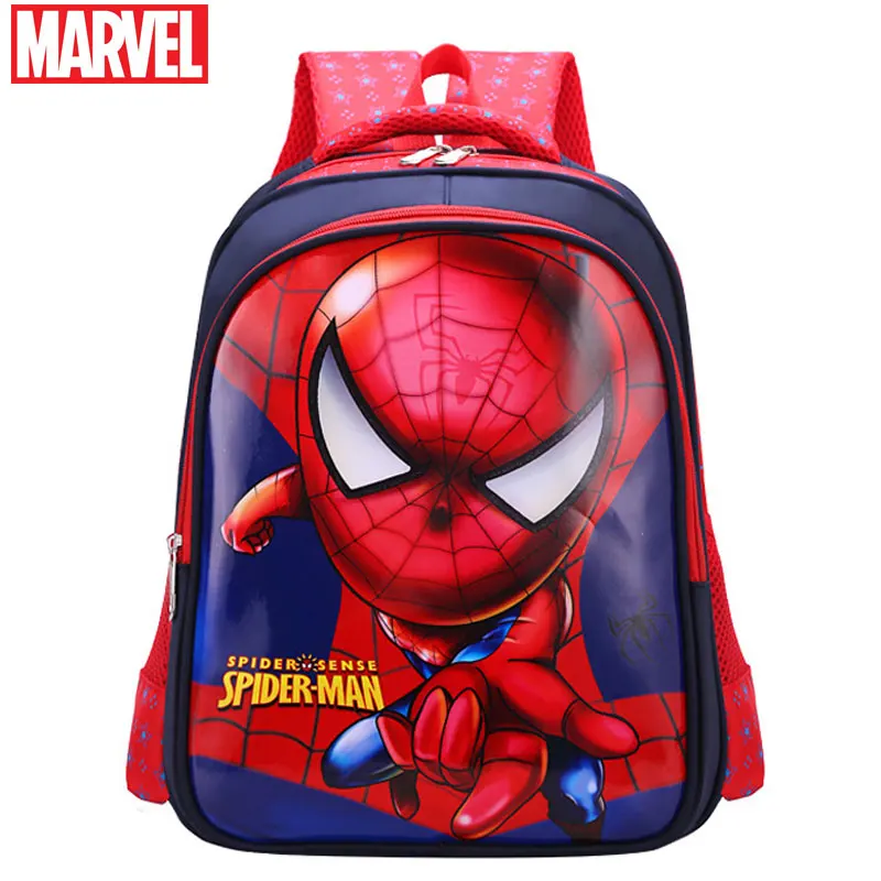 Disney Fashion Spiderman Childrens Backpacks Cute Cartoon Batman Hero Kids School Bag for Boys Toldder Satchel Mochila Infantil