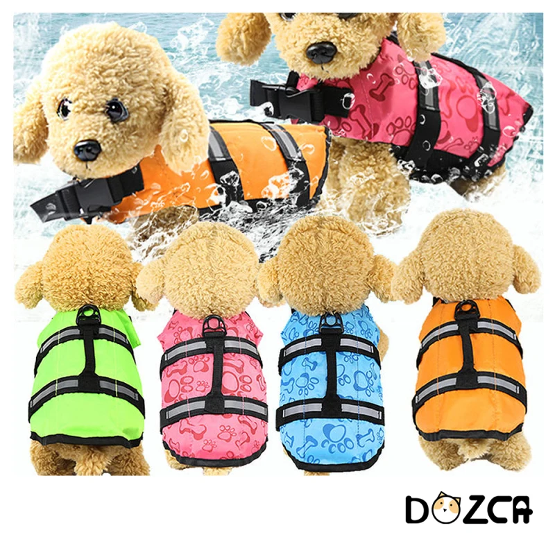 Спасательный жилет для собак летний водонепроницаемый регулируемый маленьких и