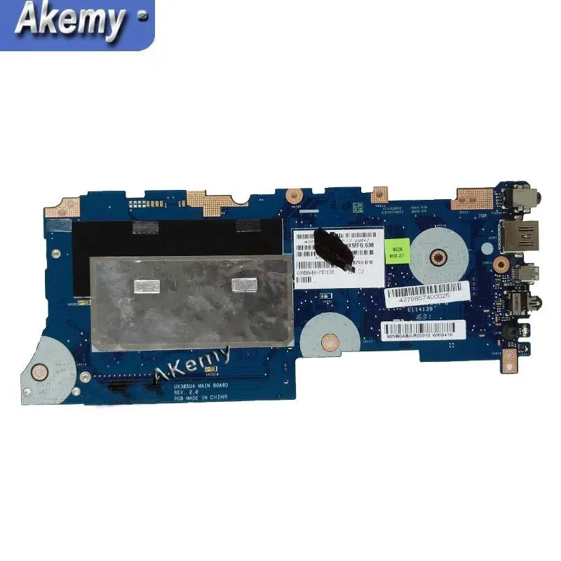 akemy ux305la laptop motherboard i7 5500 cpu 8gb ram for asus ux305l ux305la test mainboard ux305la motherboard test 100 ok free global shipping