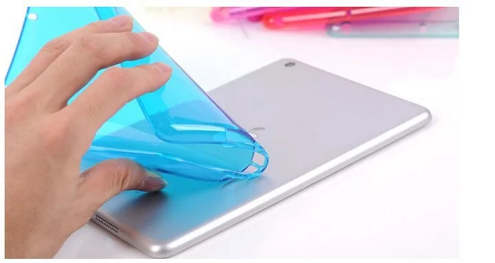 ТПУ чехол для iPad Mini 4 Силиконовый гелевый кристально прозрачный защитный Тонкий
