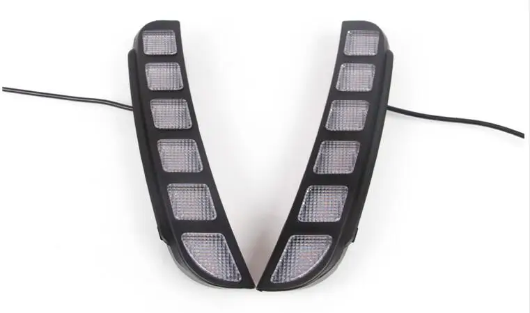 Дневные ходовые огни для Ford Explorer 2016 2017 Светодиодные Автомобильные дневные 12 В