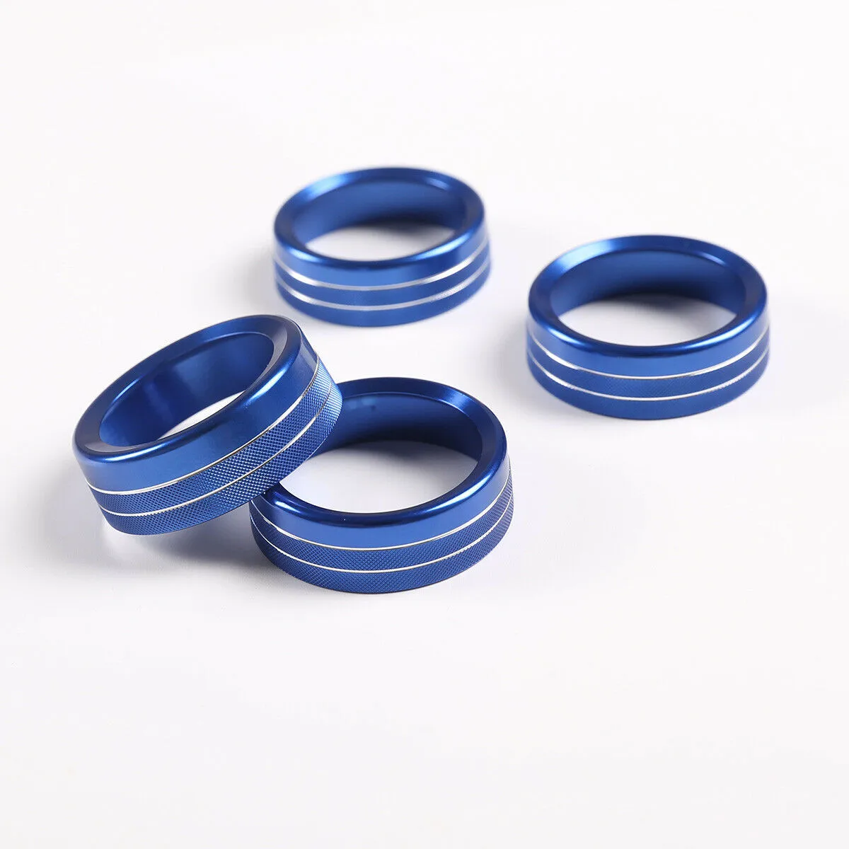 

Blue Knobs CD Button Ring Cover For Toyota Tacoma Switch Accessories Durable