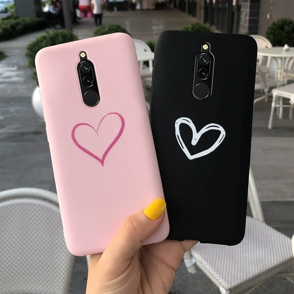 Чехол для Xiaomi Redmi 8 мягкий силиконовый чехол-накладка карамельного цвета с