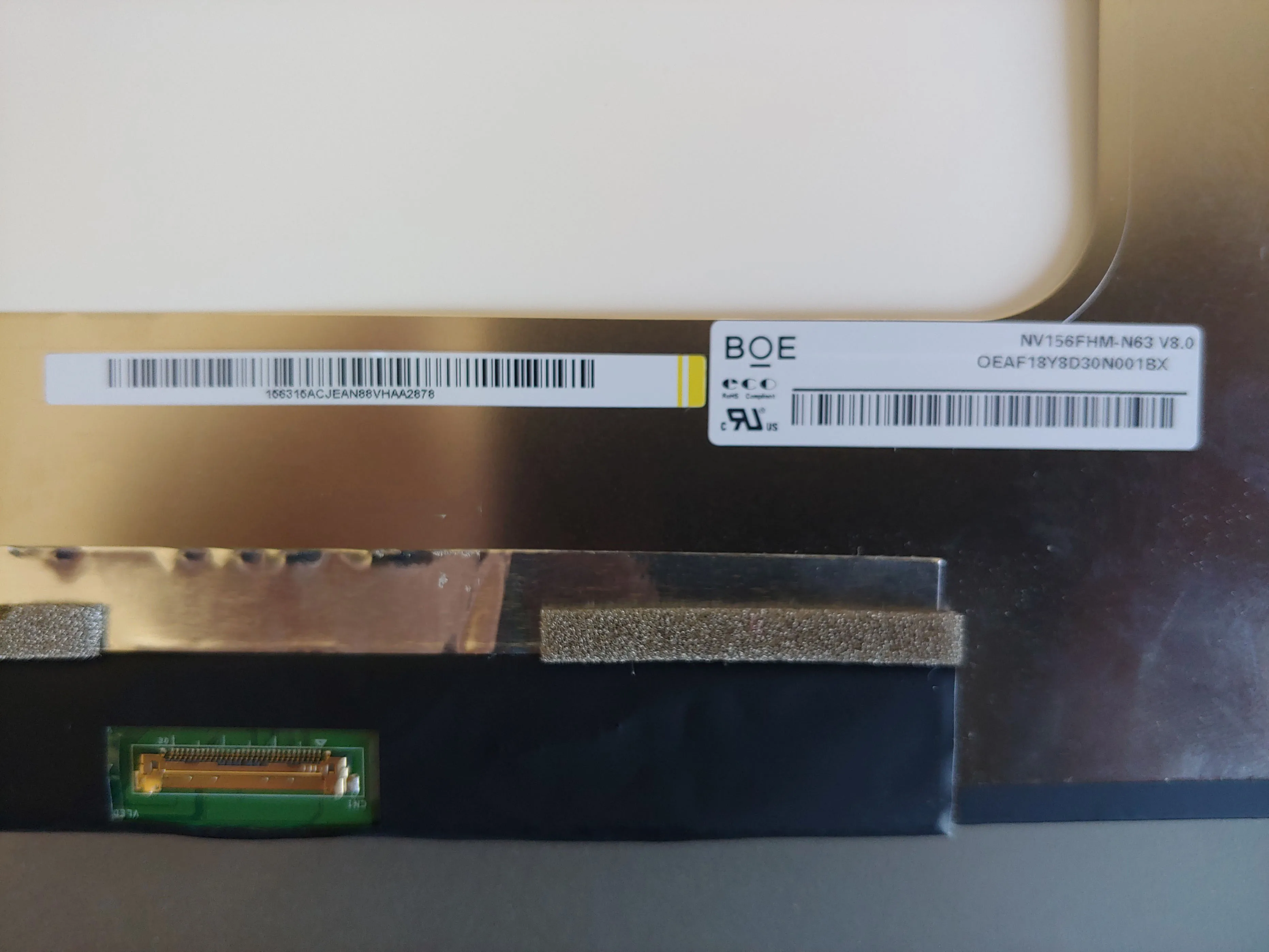 ЖК-экран для Asus ZenBook 15 UX533FD светодиодный экран Матрица ноутбука 6 дюймов IPS FHD 30Pin