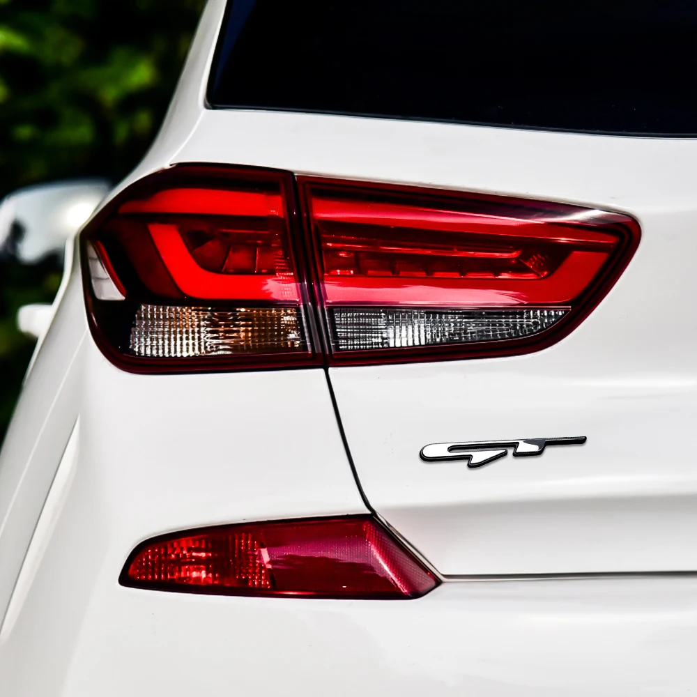 Автомобильный Стайлинг кузова заднего багажника декоративная наклейка 3D ABS GT Line