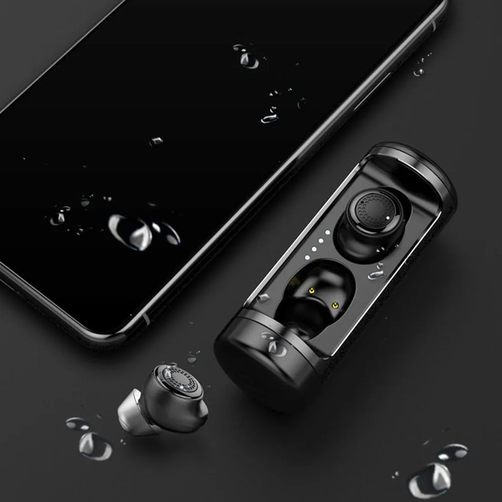 OVEVO спортивные водонепроницаемые TWS Bluetooth 5,0 наушники-вкладыши шумоподавление музыкальный наушник с зарядным устройством удобно носить