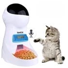 Автоматическая кормушка для 3L кормушка для кошек миска для кота, Собаки Корма для Еда диспенсер для домашних животных торговый автомат с поддержкой голосовой 4 раза в день