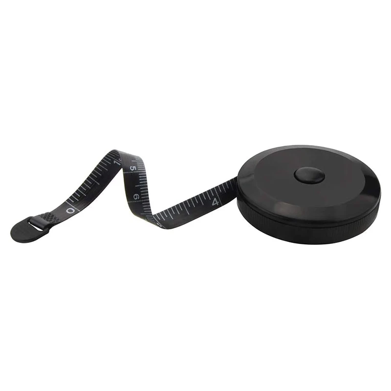 

Retractable Dual Sided Measure Tape for Body Sewing Fabric Tailor Cloth Craft Measurement Tape,60 Inch/1.5M Black